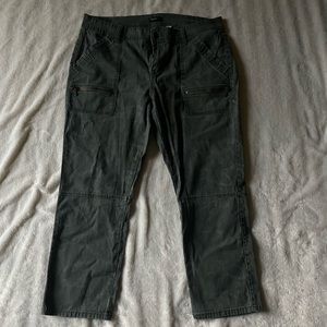 Cargo style pants with light camo pattern
